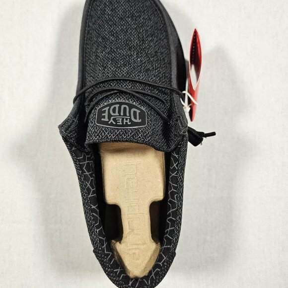 Hey Dude Wally Sox – Size 12 – Micro Total Black